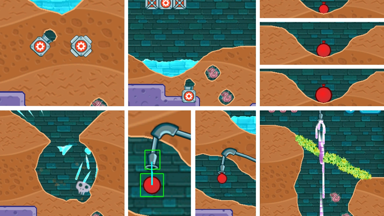 A selection of mechanics from in-game.