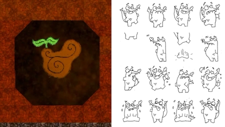 Swampy's original form.